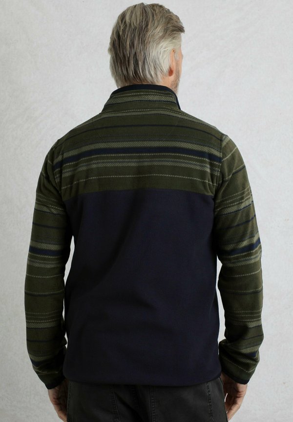 GILBERT 1/4 ZIP STRIPED - Fleece jumper