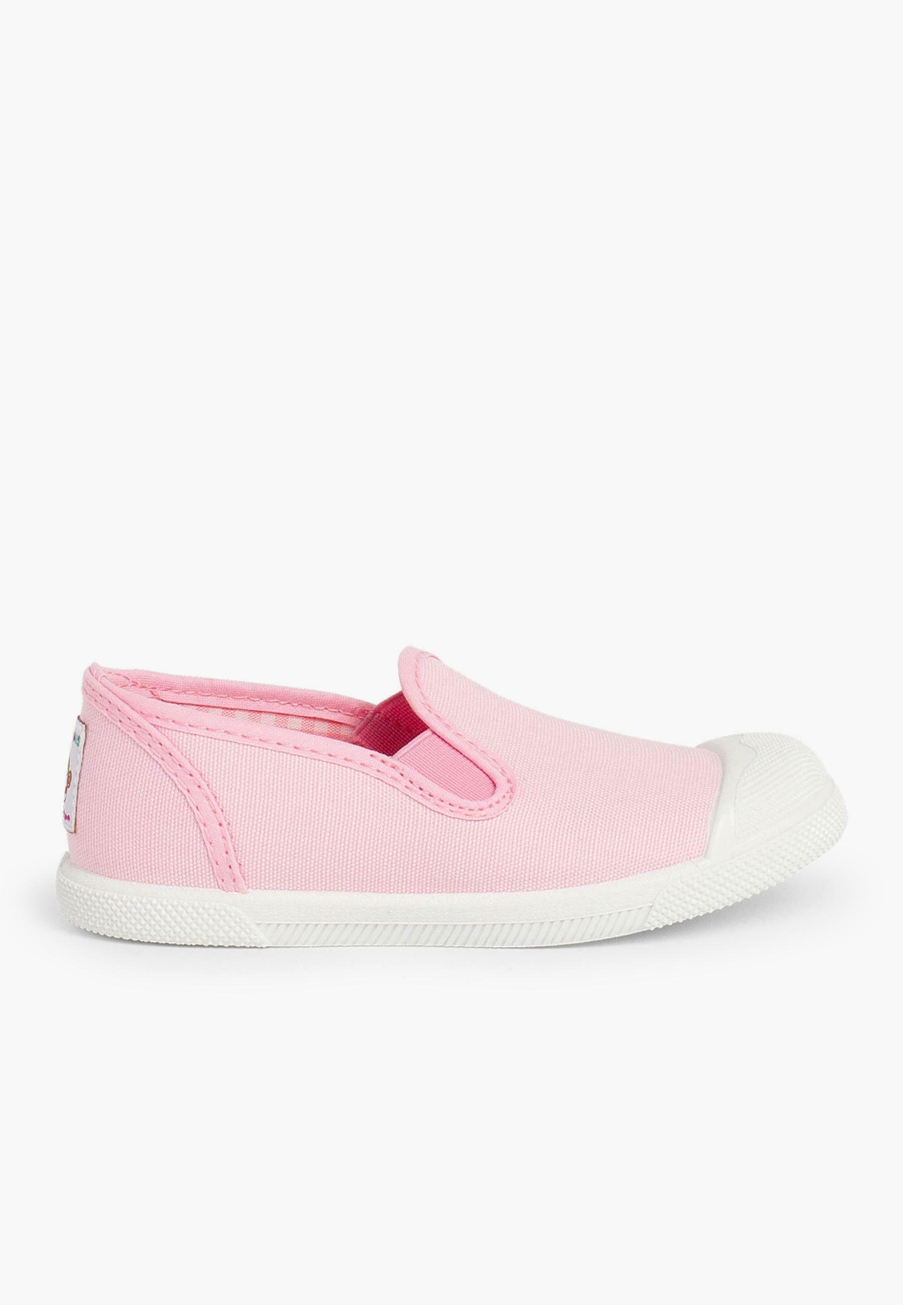 light pink vans slip on