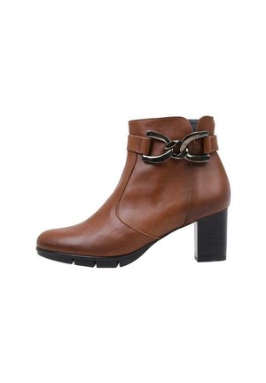 Sandra Fontán RIOPAR - Cowboy/biker ankle boot - camel