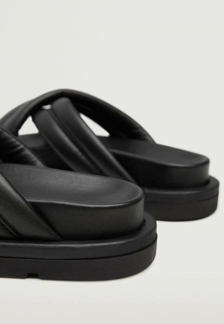 Mango Sandalias planas - noir/negro - Zalando.es