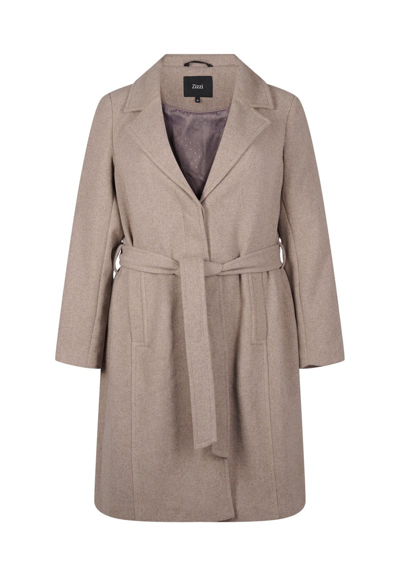 Zizzi Mantel beige mêleerd Zizzi Mantel beige mêleerd