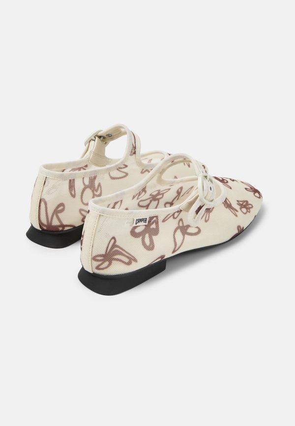 MYRA - Ankle strap ballet pumps - weiß natural3