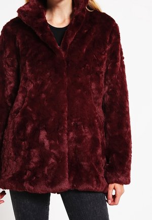 Halflange jas - bordeaux