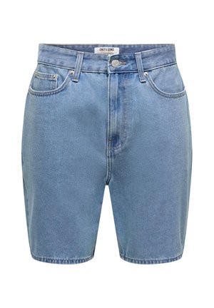 Only & Sons, JEANS-SHORTS ONSFADE MID RISE GERADE GESCHNITTEN SHORTS - Denimové šortky - light medium blue denim