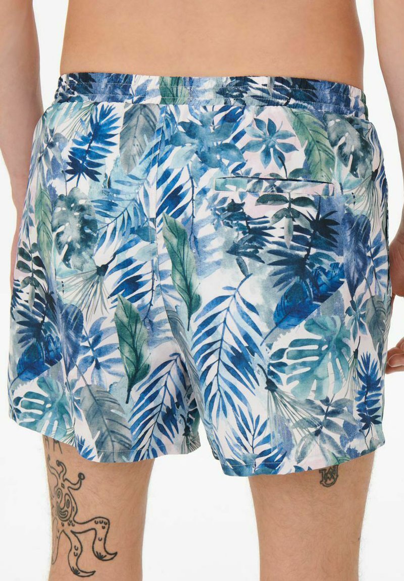 Herren Badehosen | Only & Sons GEMUSTERTE Badeshorts dress blues/blau - EW87284 Herren Badehosen | Only & Sons GEMUSTERTE Badeshorts dress blues/blau - EW87284
