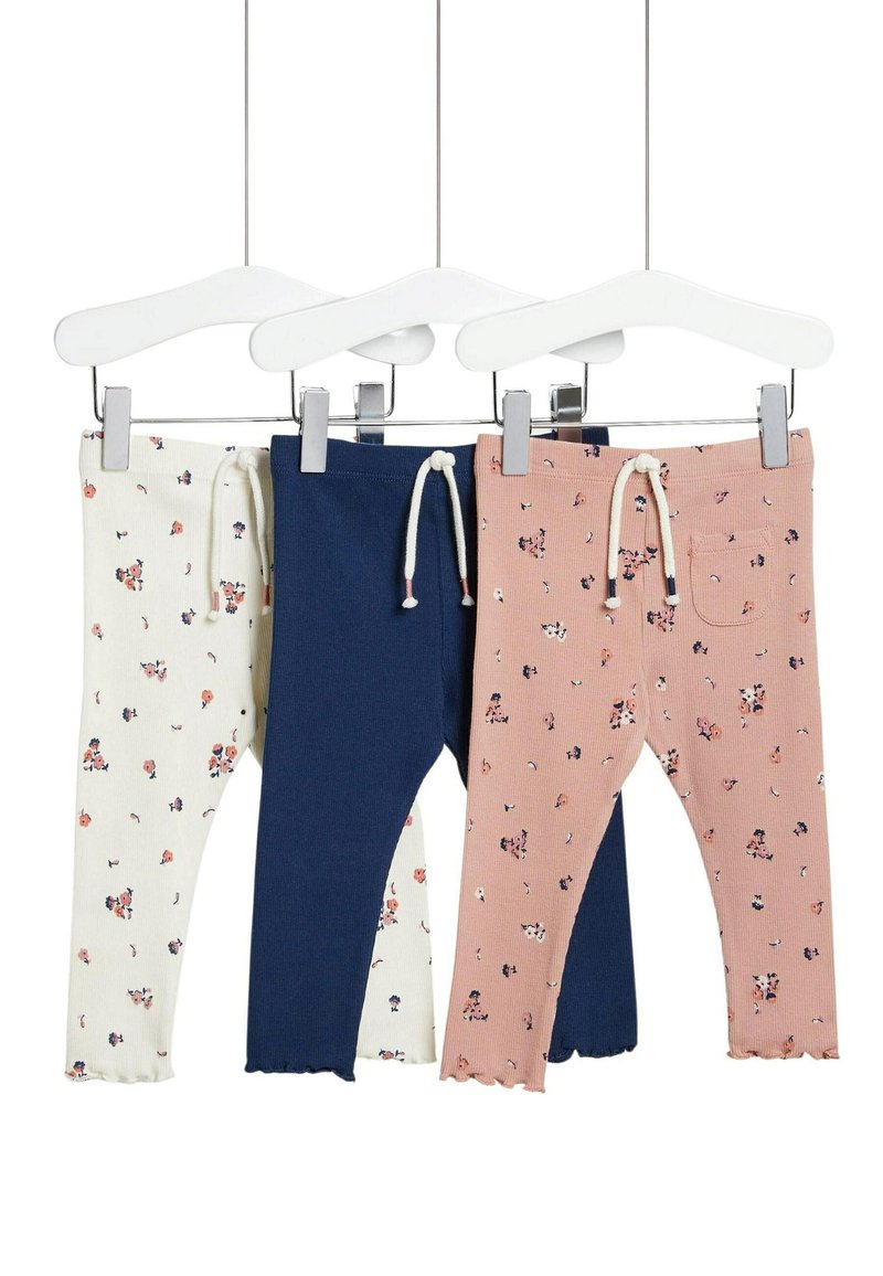 Marks & Spencer 3PACK RICH FLORAL Tracksuit bottoms multi/blue