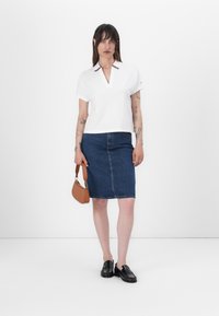 Tommy Hilfiger TIPPING OPEN - Polo shirt - ecru