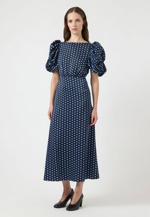 YAS YASPELLA PELLA LONG - Vestido de cóctel - navy/powder blue