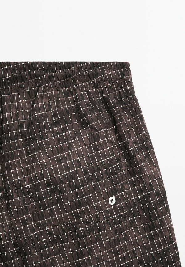PRINTED - Swimming shorts - bordeaux4