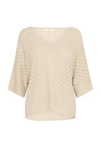 BYMOBBE - Strickpullover - frosted almond