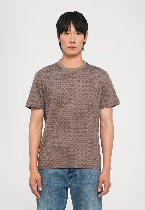 SIG TEE - Print T-shirt - chestnut