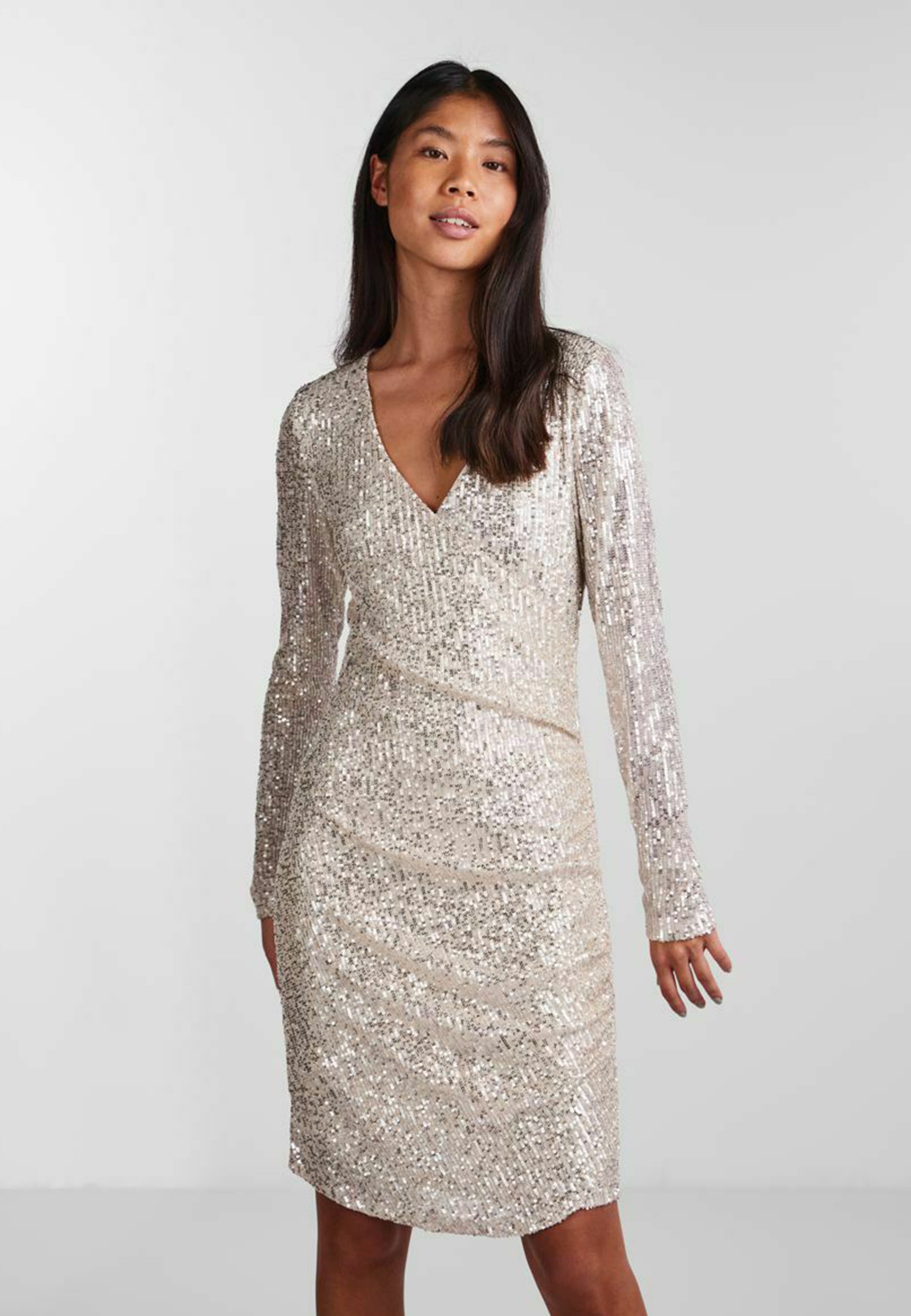 Zilveren Glitterjurken \u0026 paillettenjurken voor dames | Gratis verzending  voor de meeste bestellingen* | Zalando
