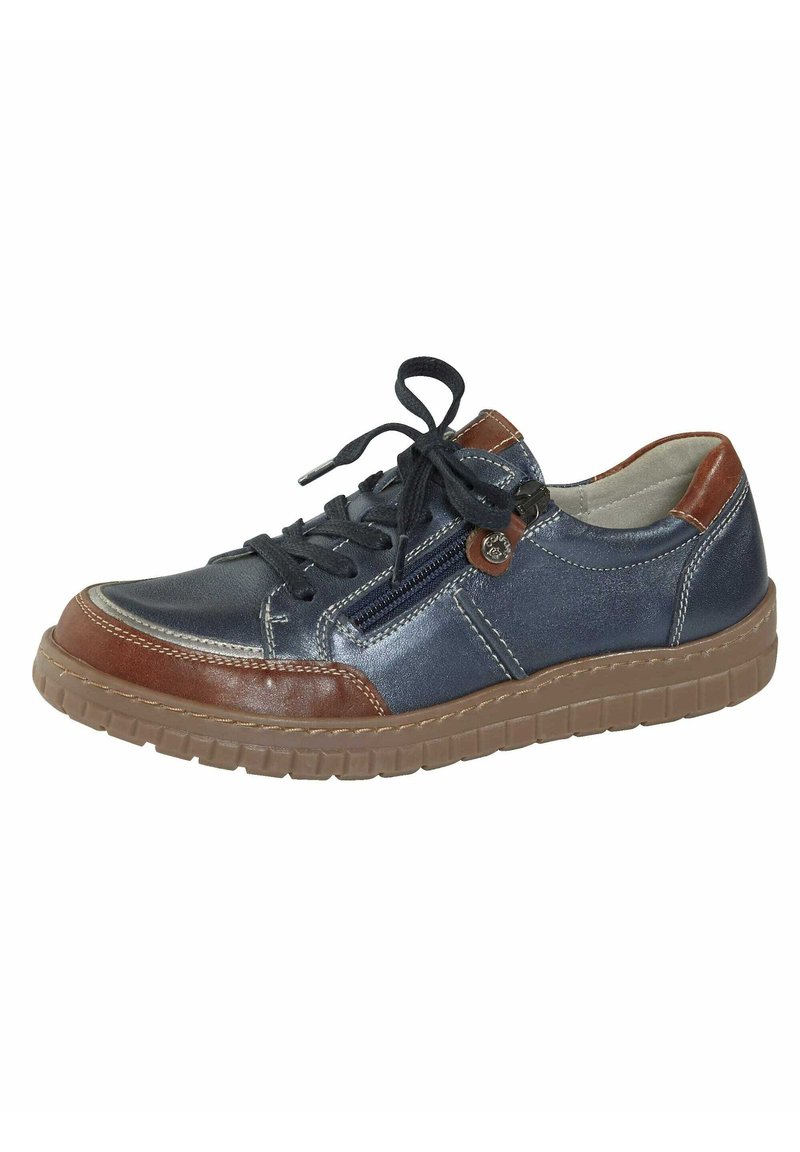Damen Halbschuhe | Naturläufer Schnürer blau - BJ73049 Damen Halbschuhe | Naturläufer Schnürer blau - BJ73049