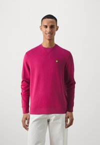Lyle & Scott CREW NECK - Sportinis megztinis - rich burgundy