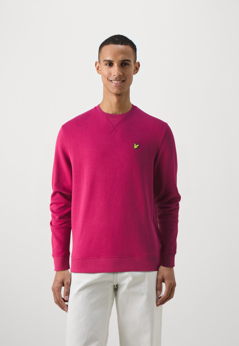 Lyle & Scott CREW NECK - Sportinis megztinis - rich burgundy