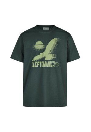 Cleptomanicx, T-SHIRT ALWAYS THE SUN.. - Print T-shirt - urban gray