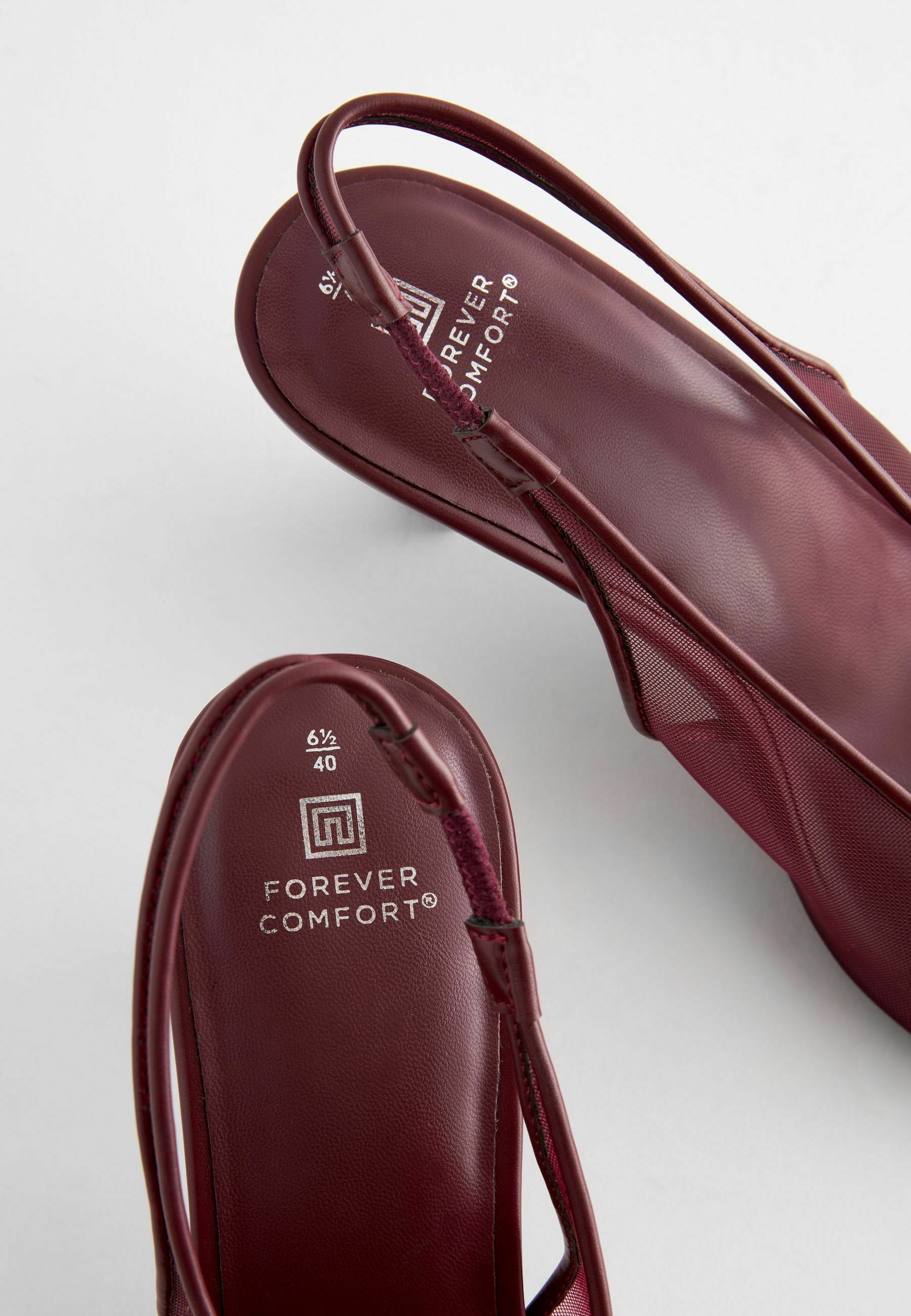 【中古】HUSTLE WINE 15P Next FOREVER BACK KITTEN HEELS - REGULAR FIT - Klasikiniai