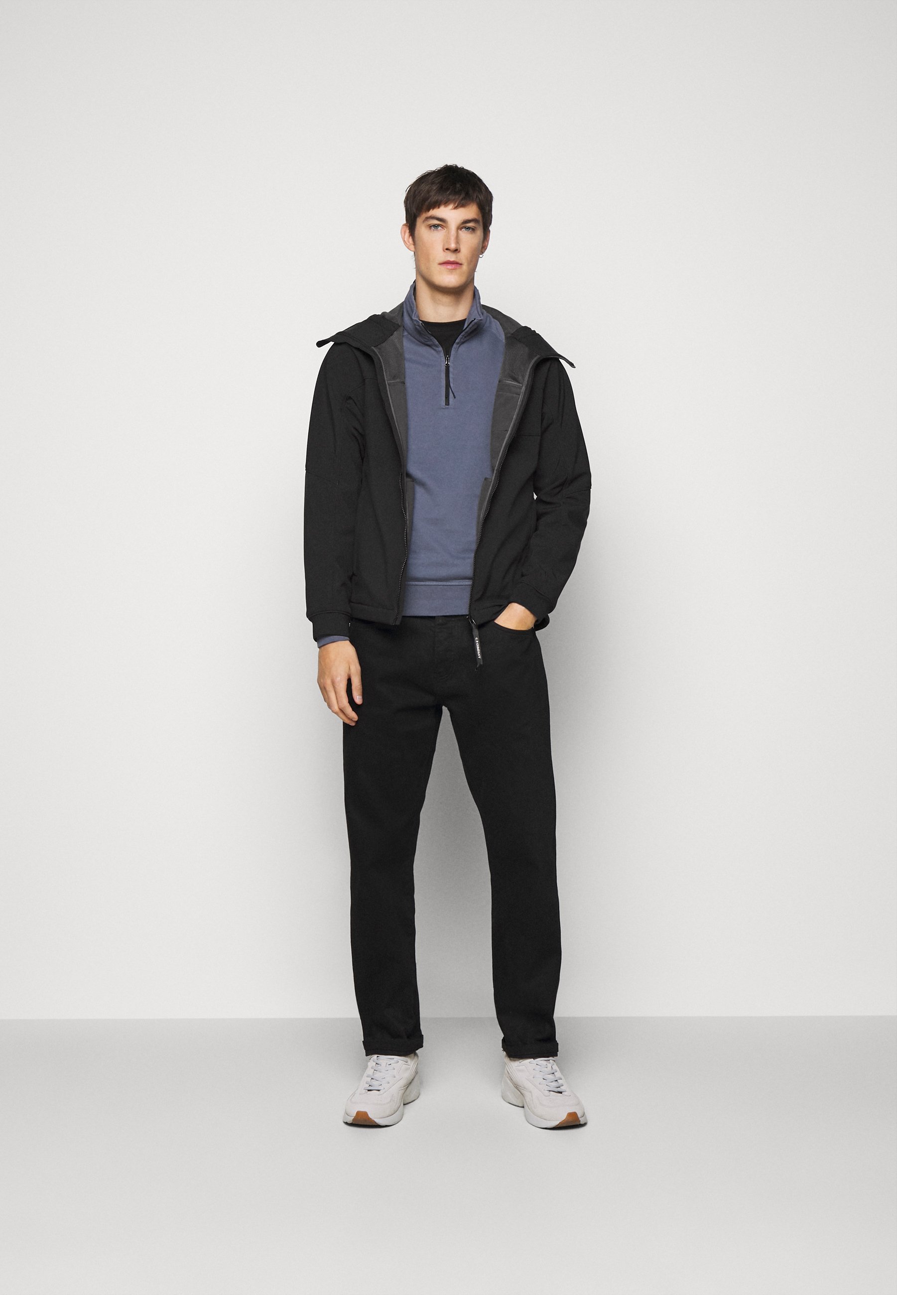 C.P. Company OUTERWEAR MEDIUM JACKET Lett jakke black C.P. Company OUTERWEAR MEDIUM JACKET Lett jakke black