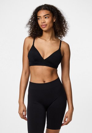 Pieces PCNAMEE NOOS - Triangle bra - black