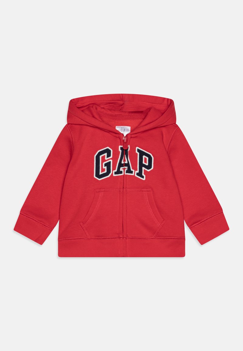 GAP LOGO BOY - Cipzáras pulóver - red wagon