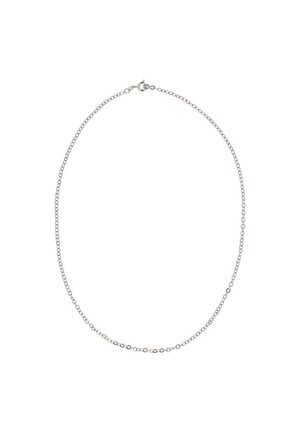 Ezüst nyaklánc, finom lánckialakítással, ovális és kerek szemekkel. Zárszerkezettel a könnyű rögzítés érdekében.