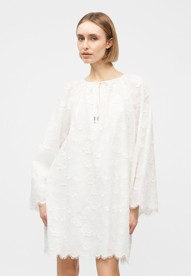 MICHAEL Michael Kors V NECK DRESS - Day dress - white - Zalando.ie