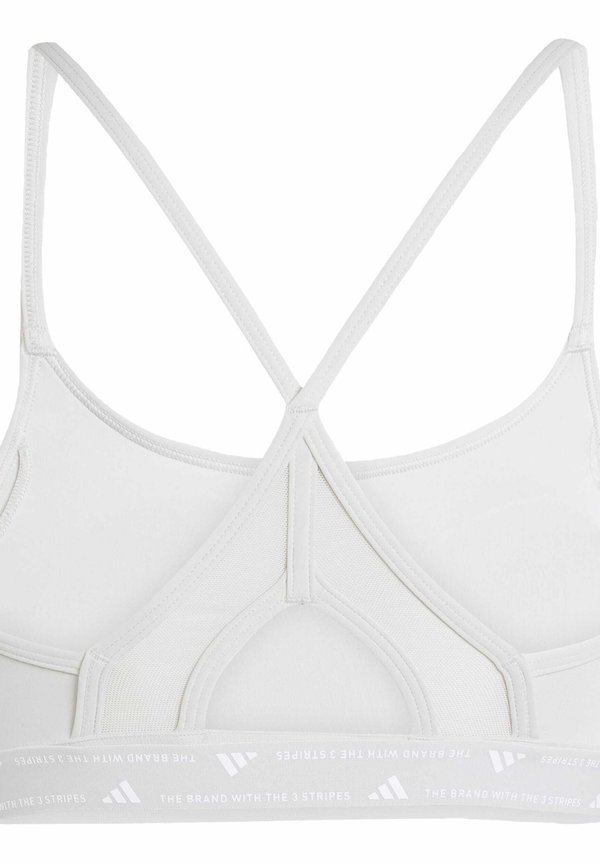 3STRIPES - Light support sports bra - alumina4