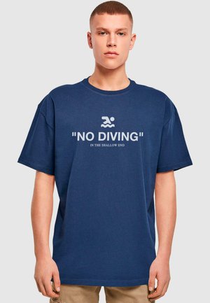 NO DIVING - T-shirts print - darkblue