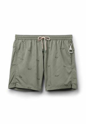 IUMAN Intimissimi, TURTLE-EMBROIDERED WITH BOTTLE OPENER - Bañador corto - green