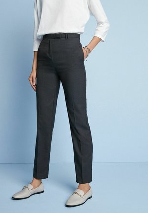 SLIM TAILORED TROUSERS - Vászonnadrágok - grey