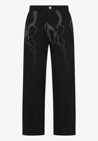 THUNDER UNISEX - Traperice opuštenog kroja - light black