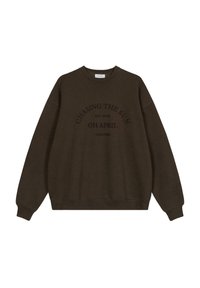OH APRIL Melegítőfelső - deep brown