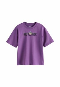 Unausgewählt, purple back print