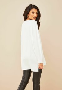 Friends Like These V NECK - Top s dlhým rukávom - ivory white