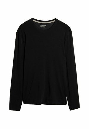 IUMAN Intimissimi Uomo LANGARM-AUS RUNDER AUSSCHNITT - Camiseta interior - black