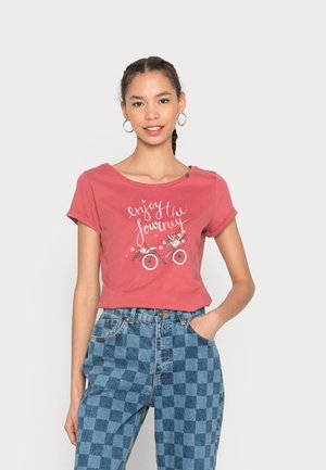FLORAH PRINT - Camiseta estampada - red