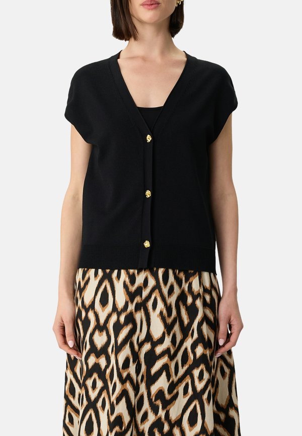 Strickjacke - schwarz