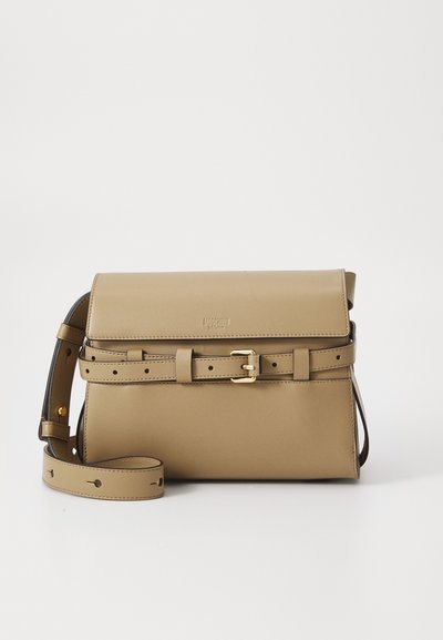 MOSCHINO TIE ME BAG - Geantă crossbody - beige