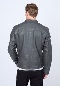 Mustang Leren jas - anthra