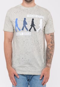 Paradiso Clothing THE BEATLES ABBEY ROAD COLOURS DIP DYE - Print T-shirt - grey