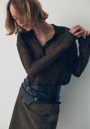 Waist belt - mottled brown