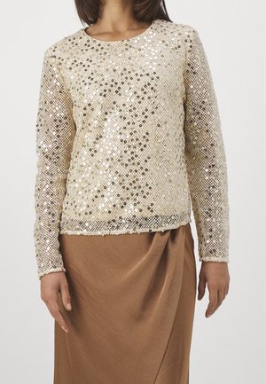 Blouse - gold-coloured
