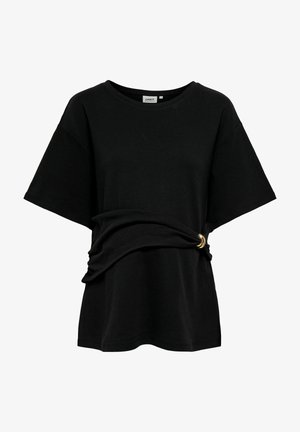 ONLY MATERNITY, T-SHIRT OLMEVALYN T-SHIRT - Lihtne T-särk - black