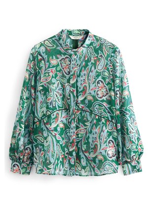 Button-down blouse - green
