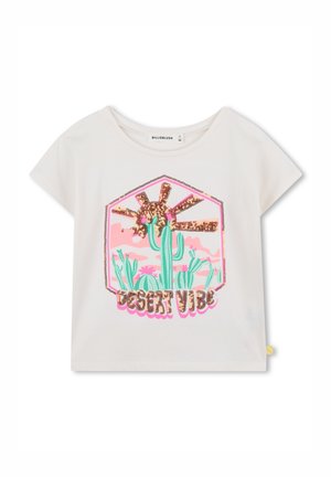 MET KORTE MOUWEN - T-shirt con stampa - rice