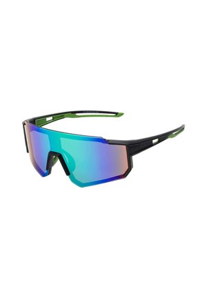 VOLLRAND VISIER VERSPIEGELT - Sunglasses - grün rot schwarz grün