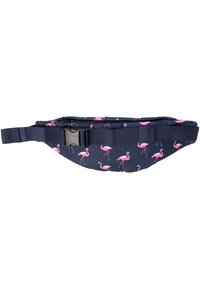 Blount & Pool HAWAII WAIST - Vyölaukku - navy flamingo