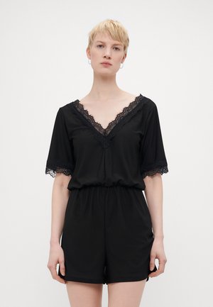 ONLSILJA V NECK MIX - Jumpsuit - black