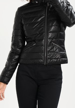 Gewatteerde jas - black