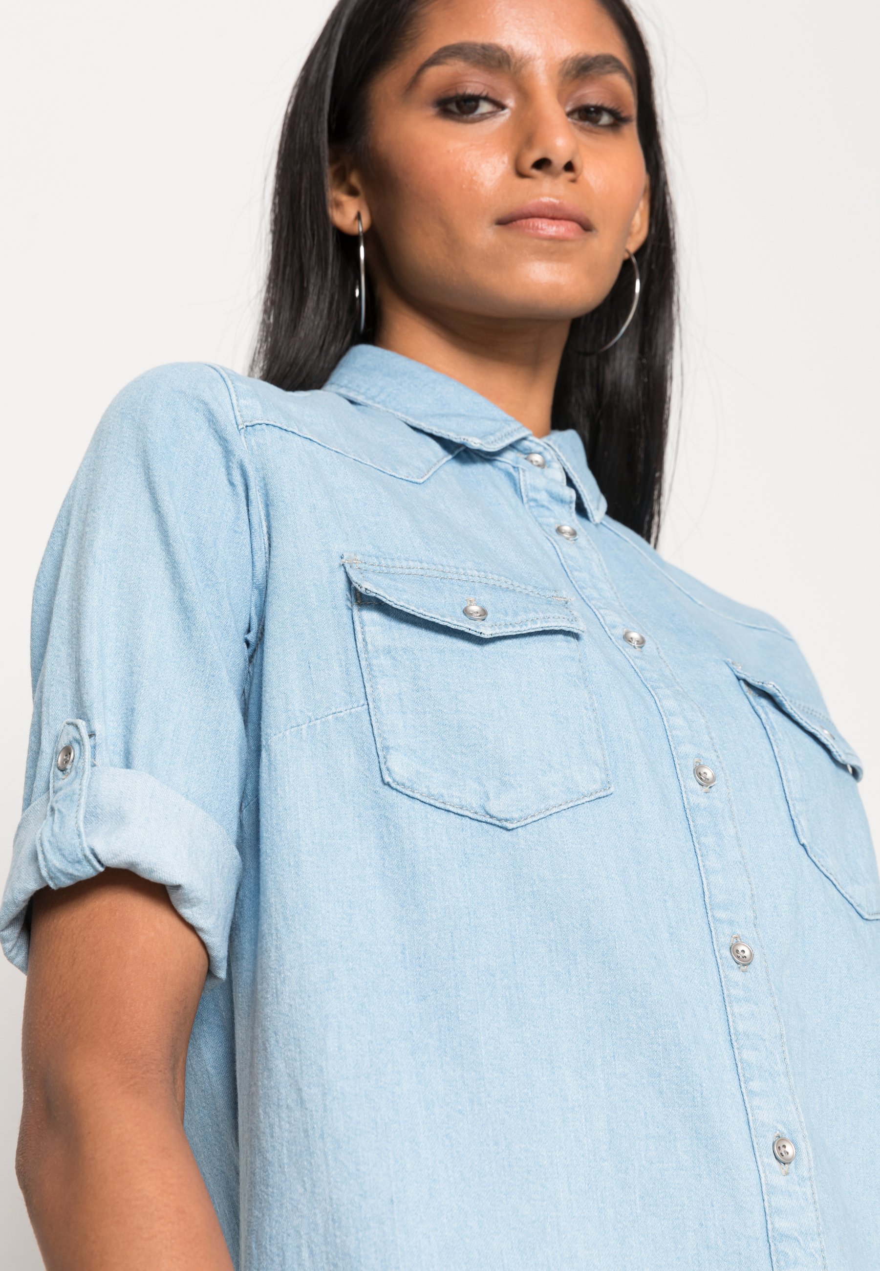 Mavi BREE - Denim dress - lt blue denim 